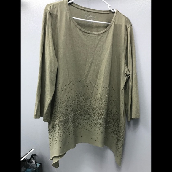 Chico’s long sleeve tee size 1 or medium - Picture 3 of 7